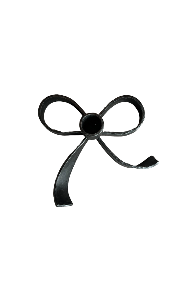 Ljusstake rosett stor